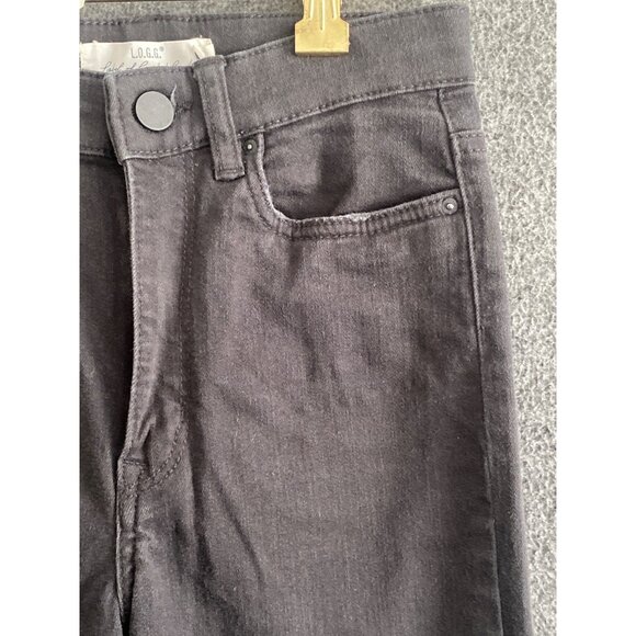H&M LOGG Label Of Graded Goods BLACK Jeans 5 Pocket Regular Fit Tapered Leg S - Picture 9 of 15